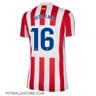 Atletico Madrid Nahuel Molina #16 Hjemmedrakt Dame 2025-26 Kortermet Atletico Madrid Nahuel Molina #16 Hjemmedrakt Dame 2025-26 Kortermet